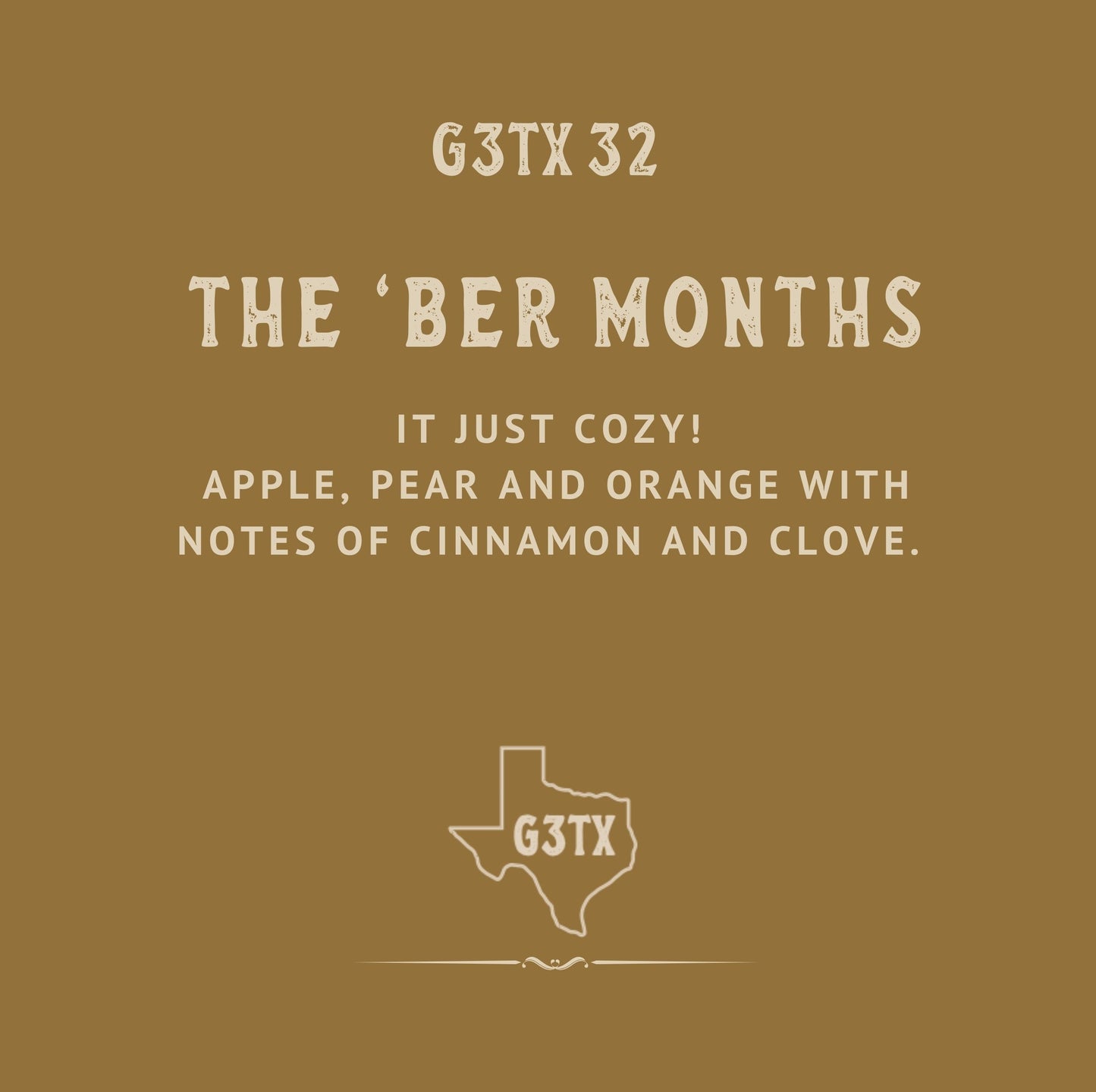 The 'Ber Months  - G3TX #32