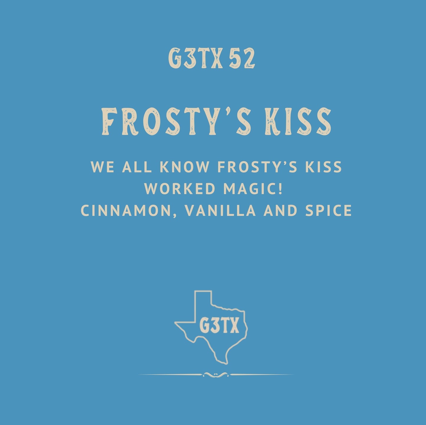Frosty's Kiss - G3TX No.52