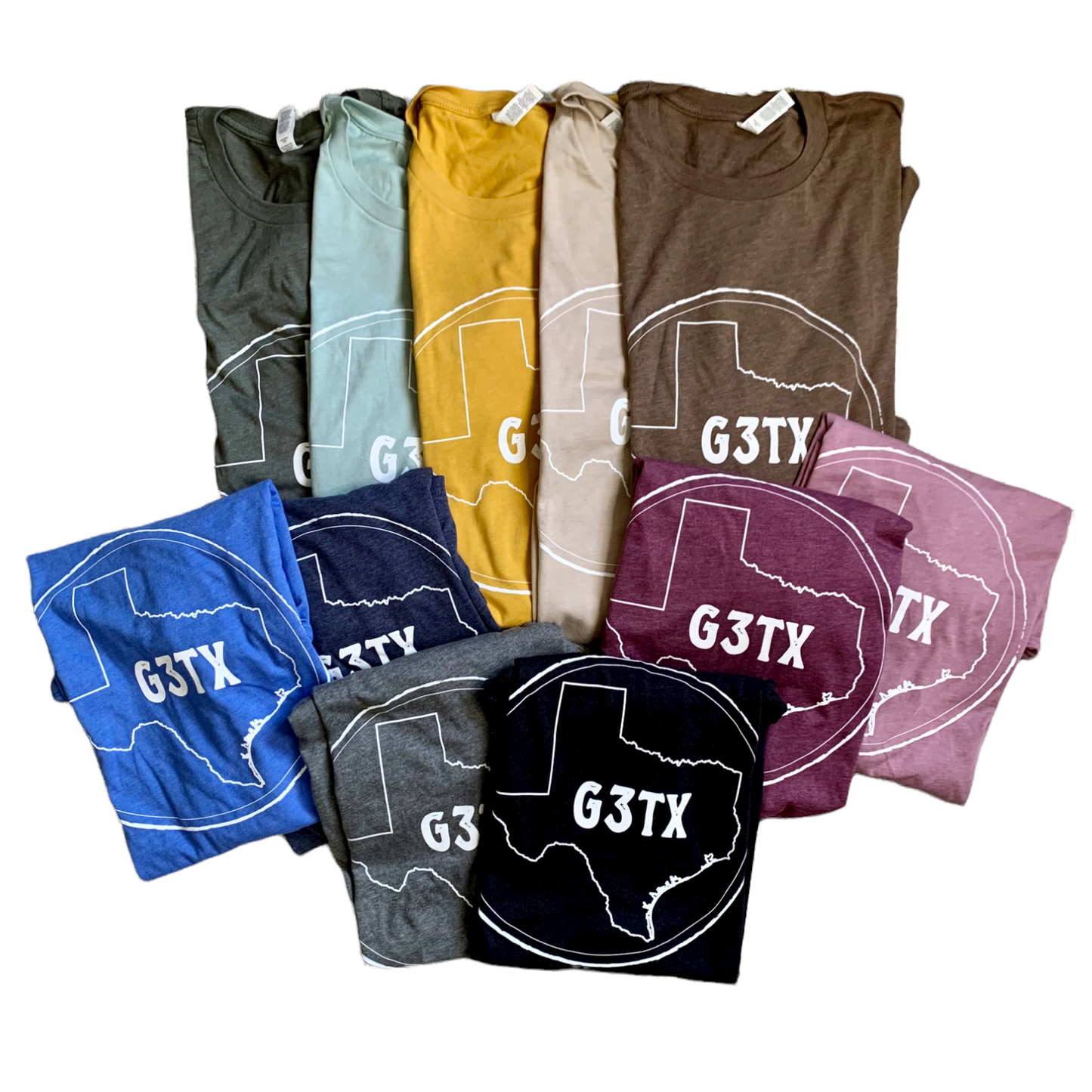 Circle G3TX Logo Tee - Mustard